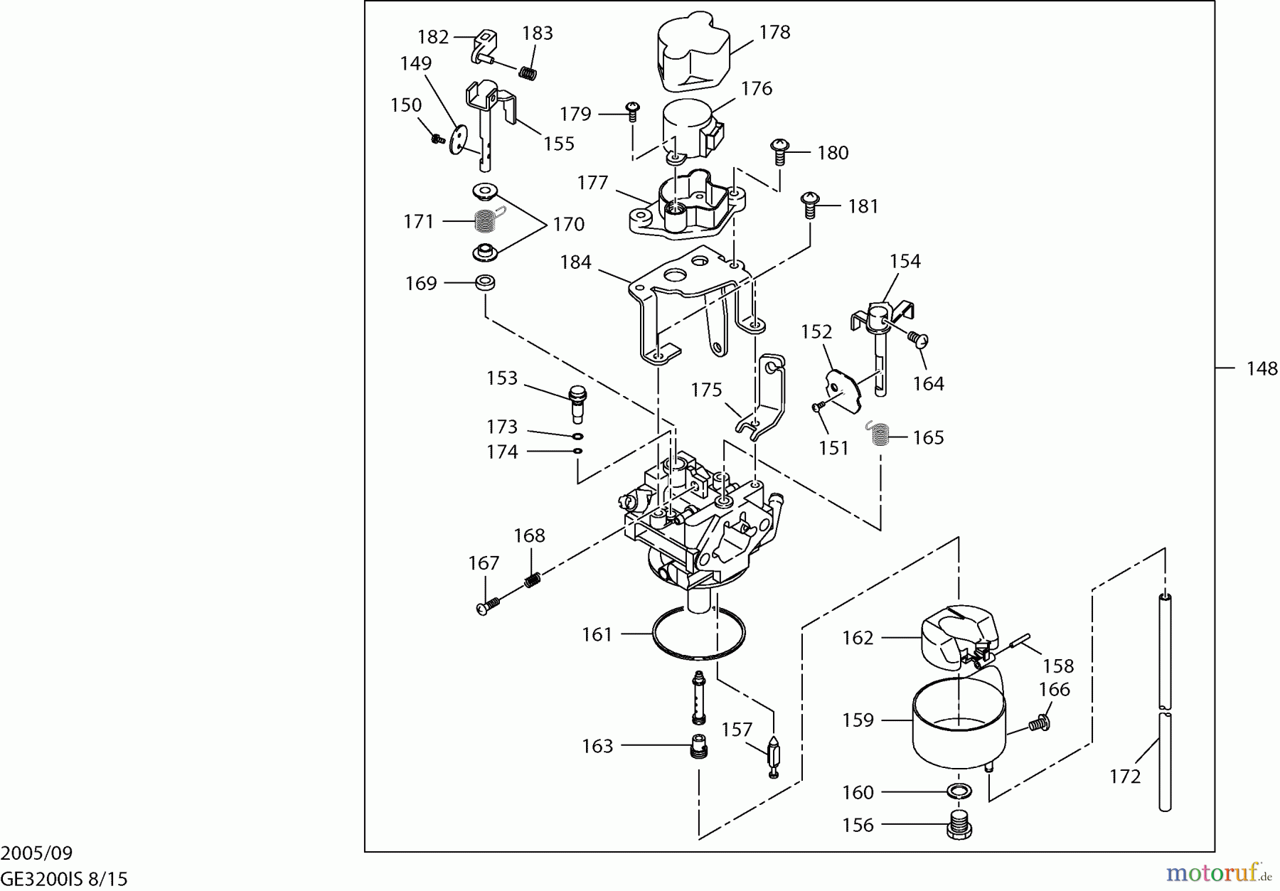  Dolmar Stromerzeuger GE-3200 IS 8  Vergaser