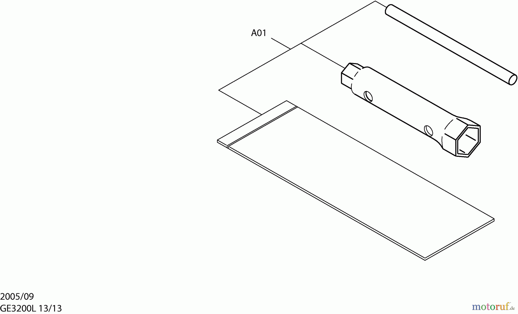  Dolmar Stromerzeuger GE-3200 L 13  Werkzeug