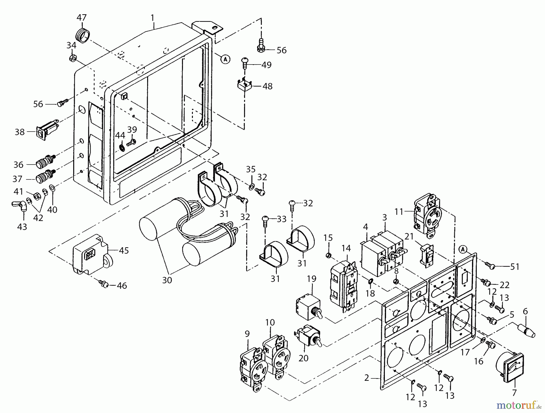  Dolmar Stromerzeuger GE-5800 (USA) 3  Frontblende