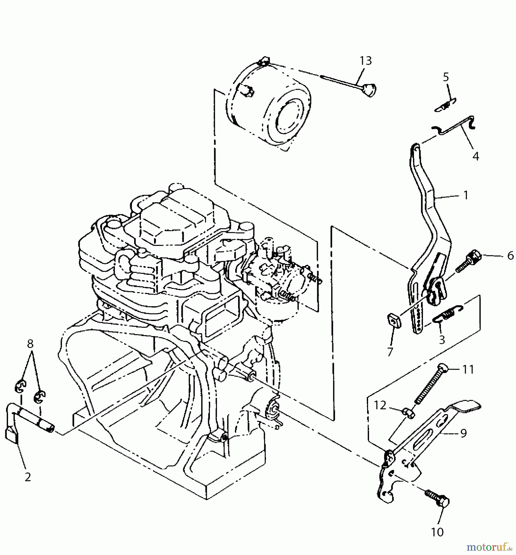  Dolmar Stromerzeuger GE-5800 (USA) 9  Reglerhebel