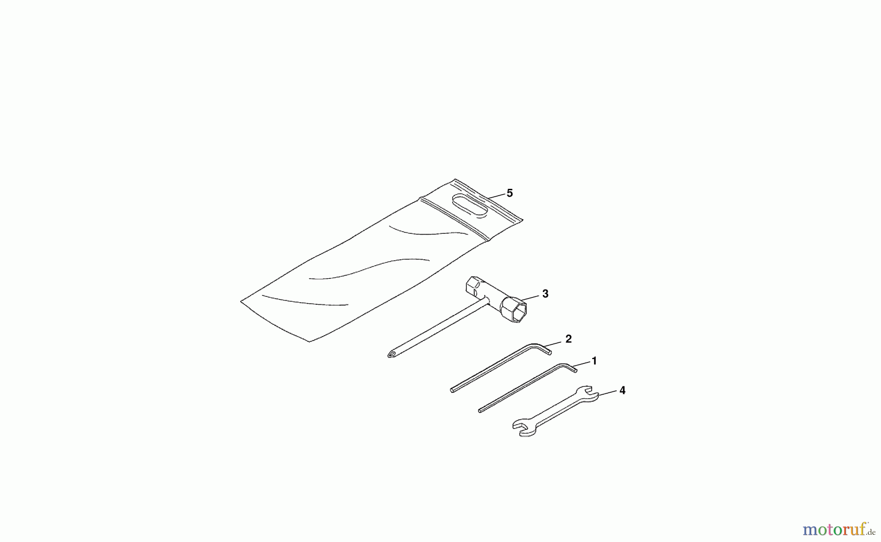 Dolmar Motorsensen & Trimmer Benzin 2-Takt MS-430 U 11 Werkzeug