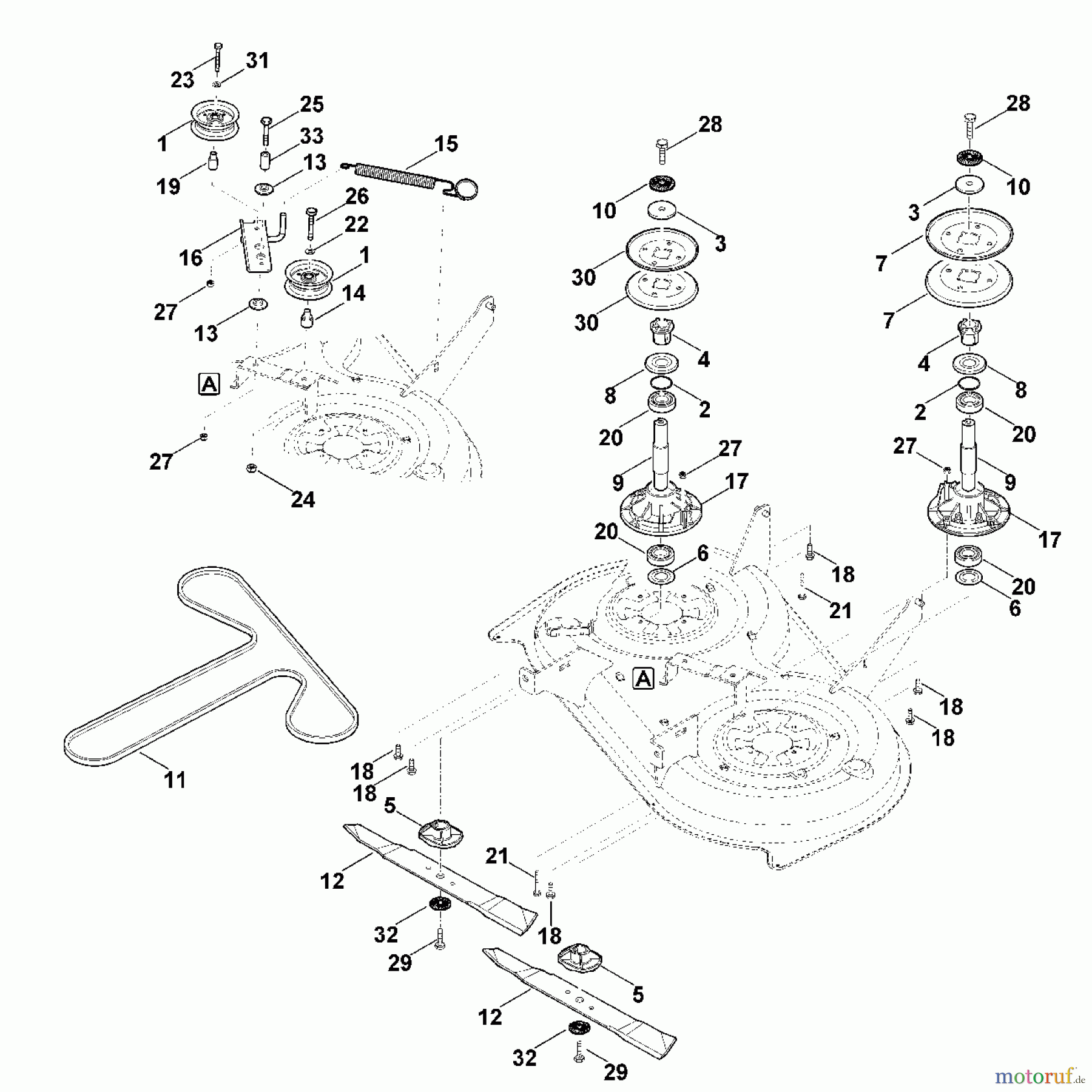 Viking Rasentraktoren Rasentraktoren MT 4097.0 SX L - Messerantrieb