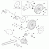 Viking Benzinrasenmäher MB 655.0 GQ Ersatzteile E - Hinterachse, Antrieb