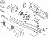 Viking Rasentrimmer TE 600, TE 700, TE 1000 Ersatzteile A2 - Elektromotor