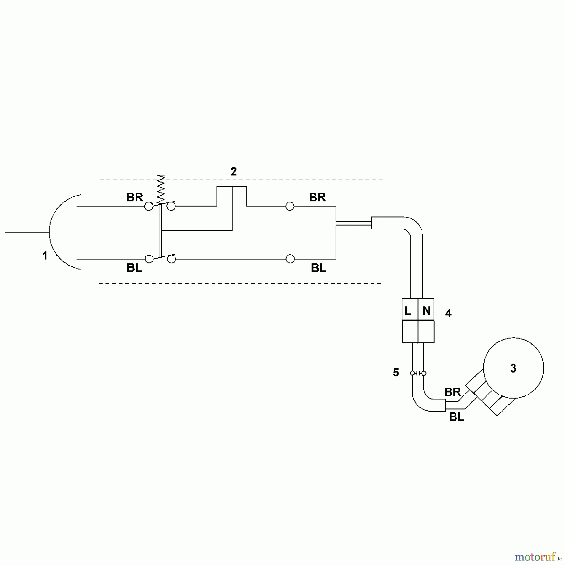  Viking Rasenmäher Elektrorasenmäher ME 443.1 F - Schaltplan ME 443.1