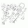 Viking Benzinrasenmäher MB 555, MB 555 E, MB 555 M Ersatzteile A - Lenker