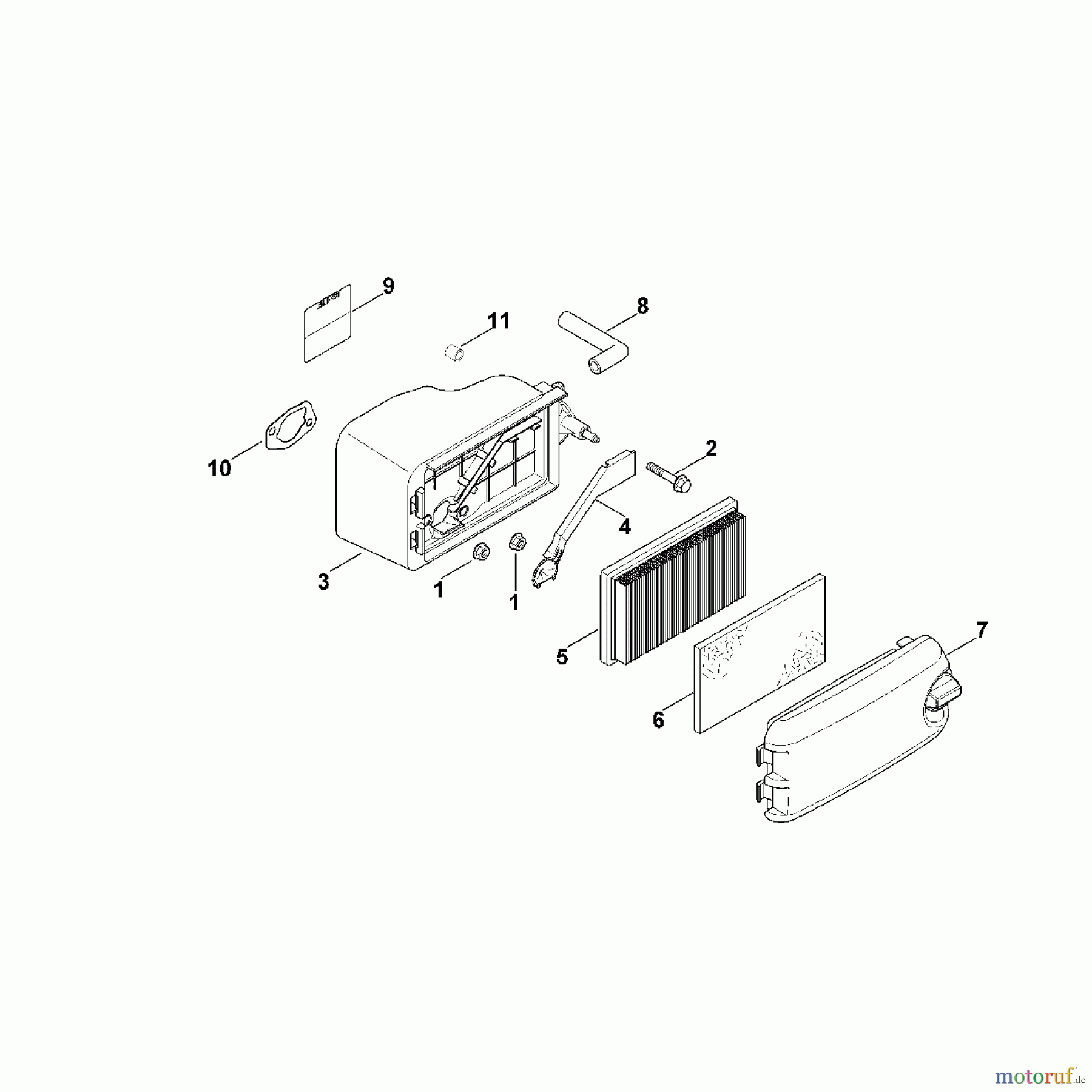 Viking Motoren KOHLER XT - 675 (XT 675 - 2046) B - Luftfilter