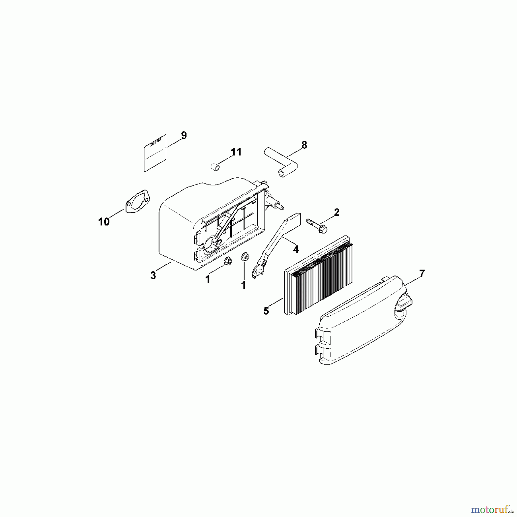 Viking Motoren KOHLER XT - 675 (XT 675 - 2047) B - Luftfilter