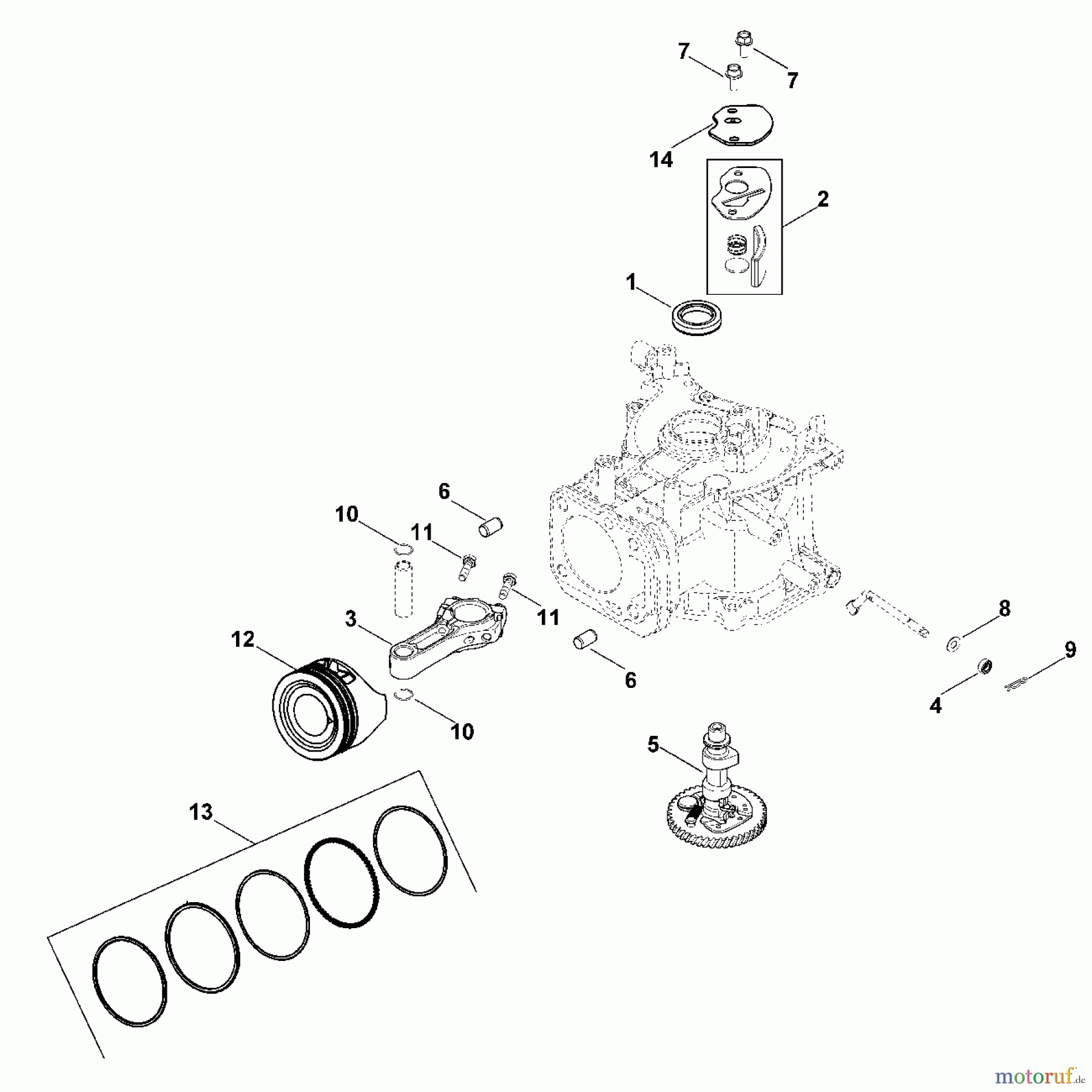Viking Motoren KOHLER XT - 675 (XT 675 - 2047) C - Nockenwelle