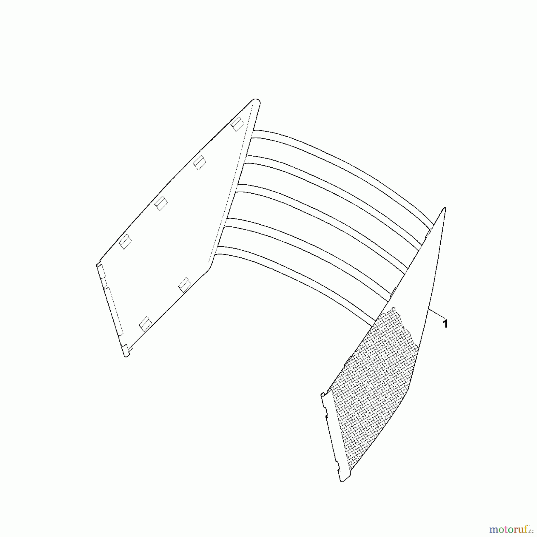 Viking Rasentraktoren Zubehör Rasentraktoren ASP 250 Staubschutz 95 cm A - Staubschutz