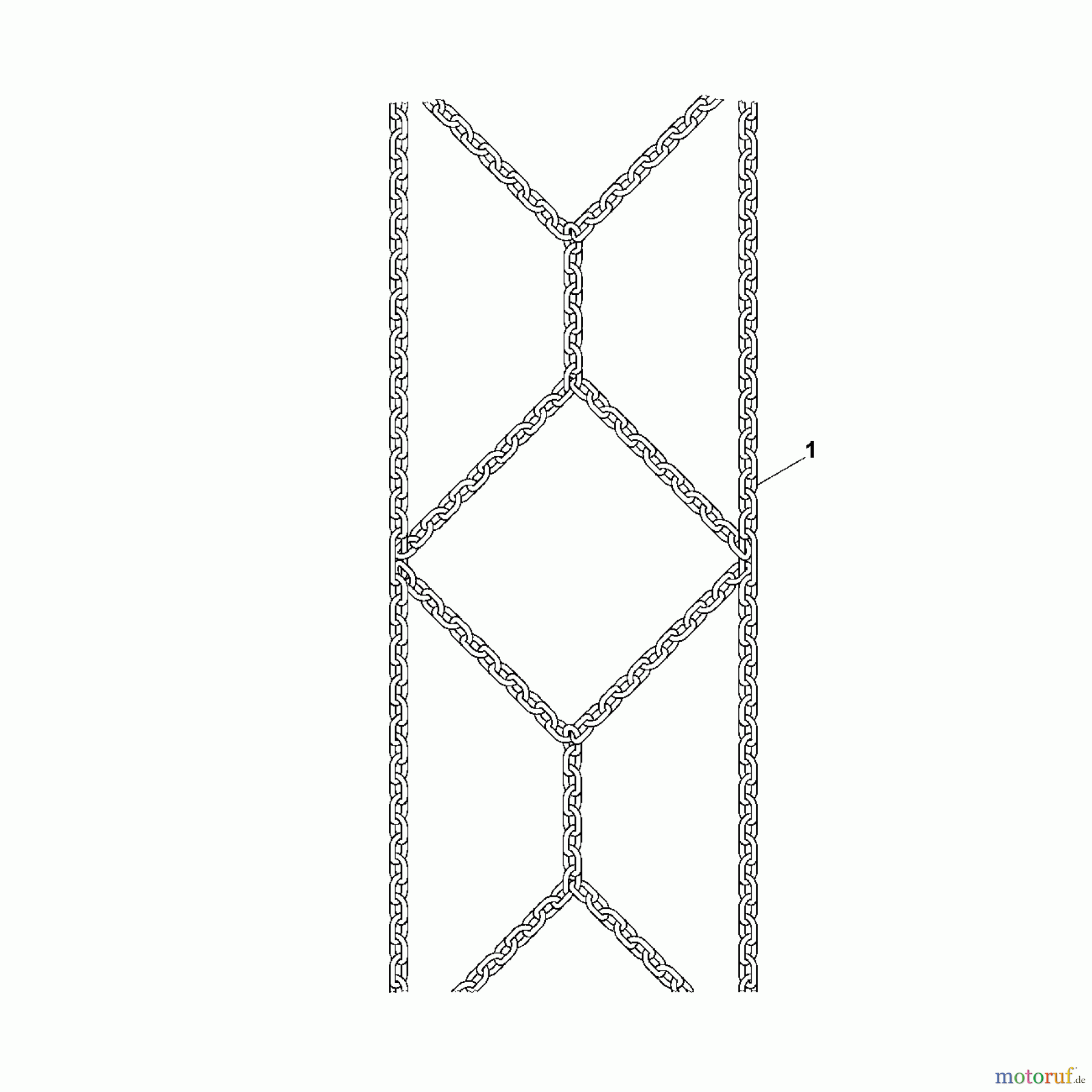  Viking Rasentraktoren Zubehör Rasentraktoren ASK 020  Schneeketten A - Schneeketten