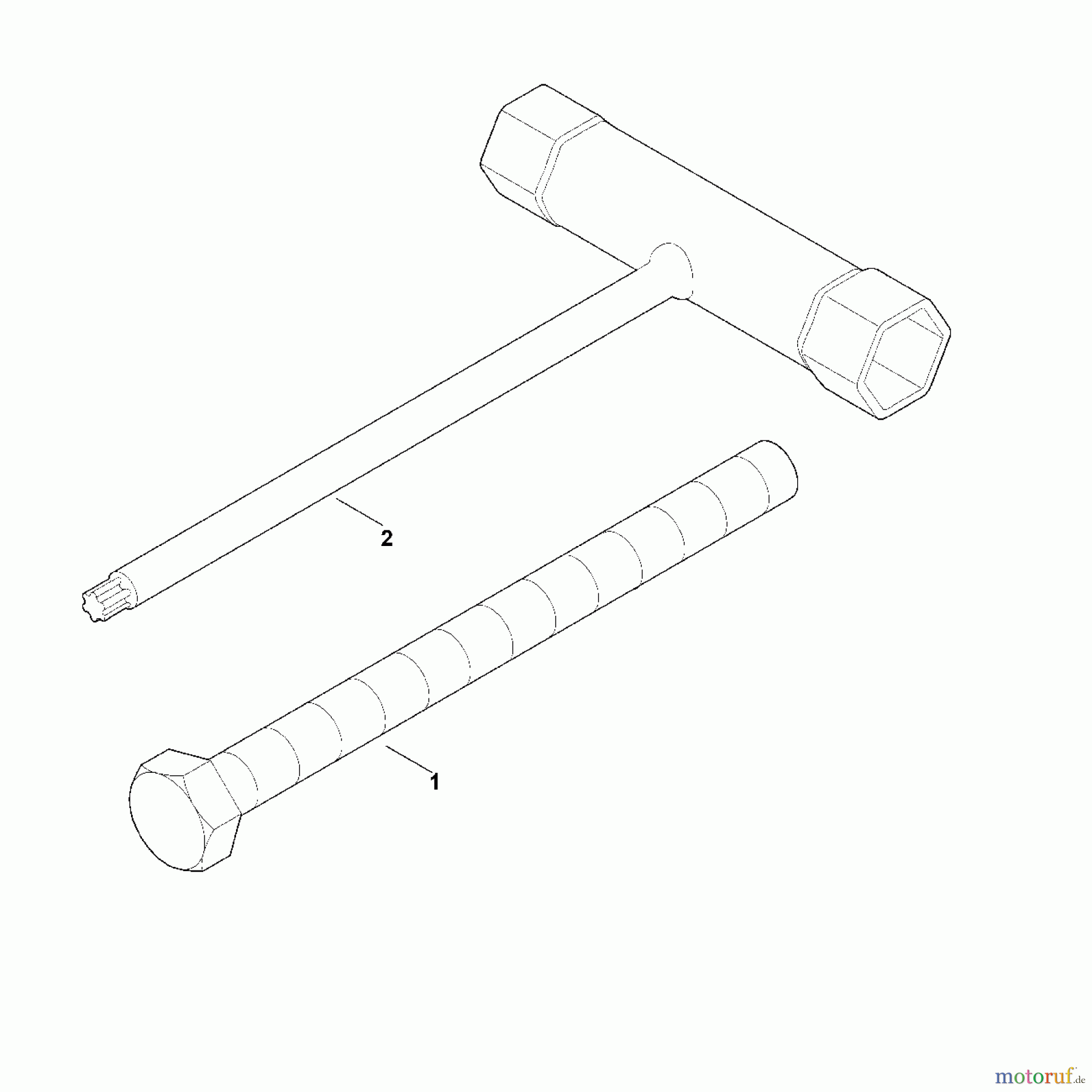 Viking Häcksler Elektro GE 450 G - Werkzeuge
