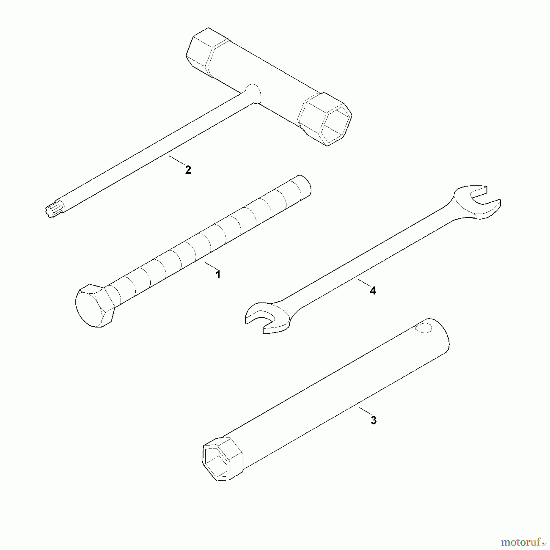 Viking Häcksler Benzin GB 460 C H - Werkzeuge
