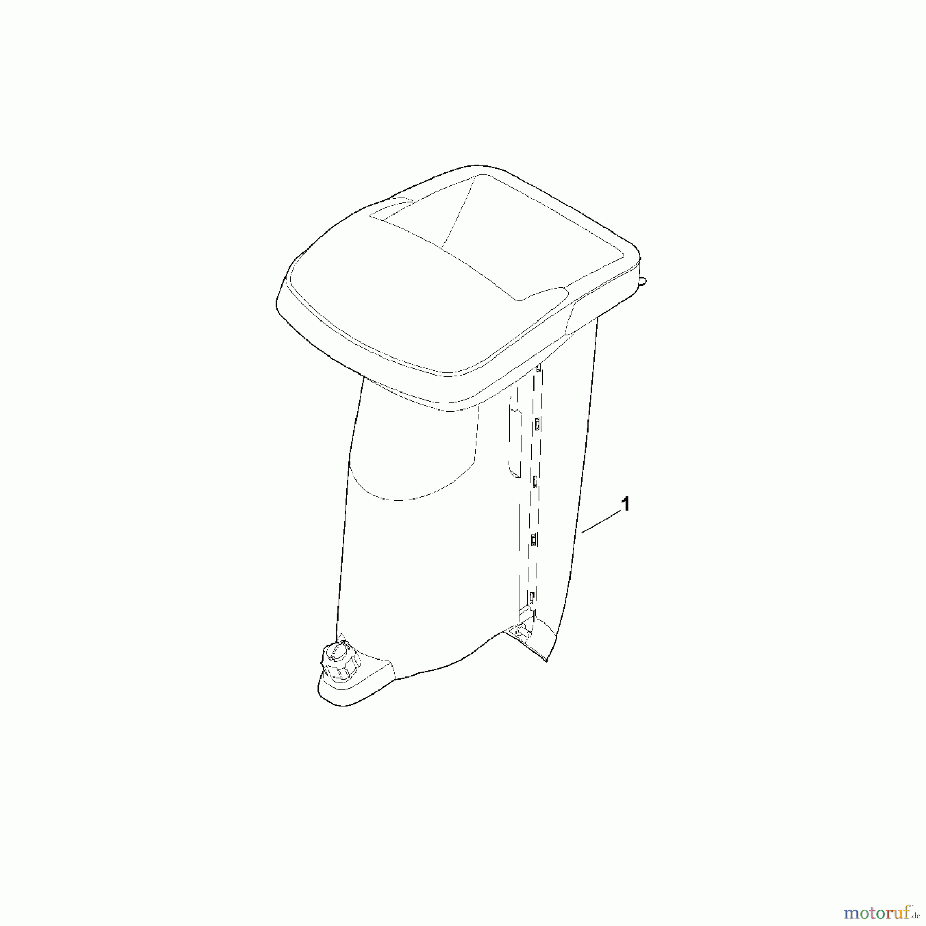 Viking Häcksler Benzin GB 460 C A - Trichter