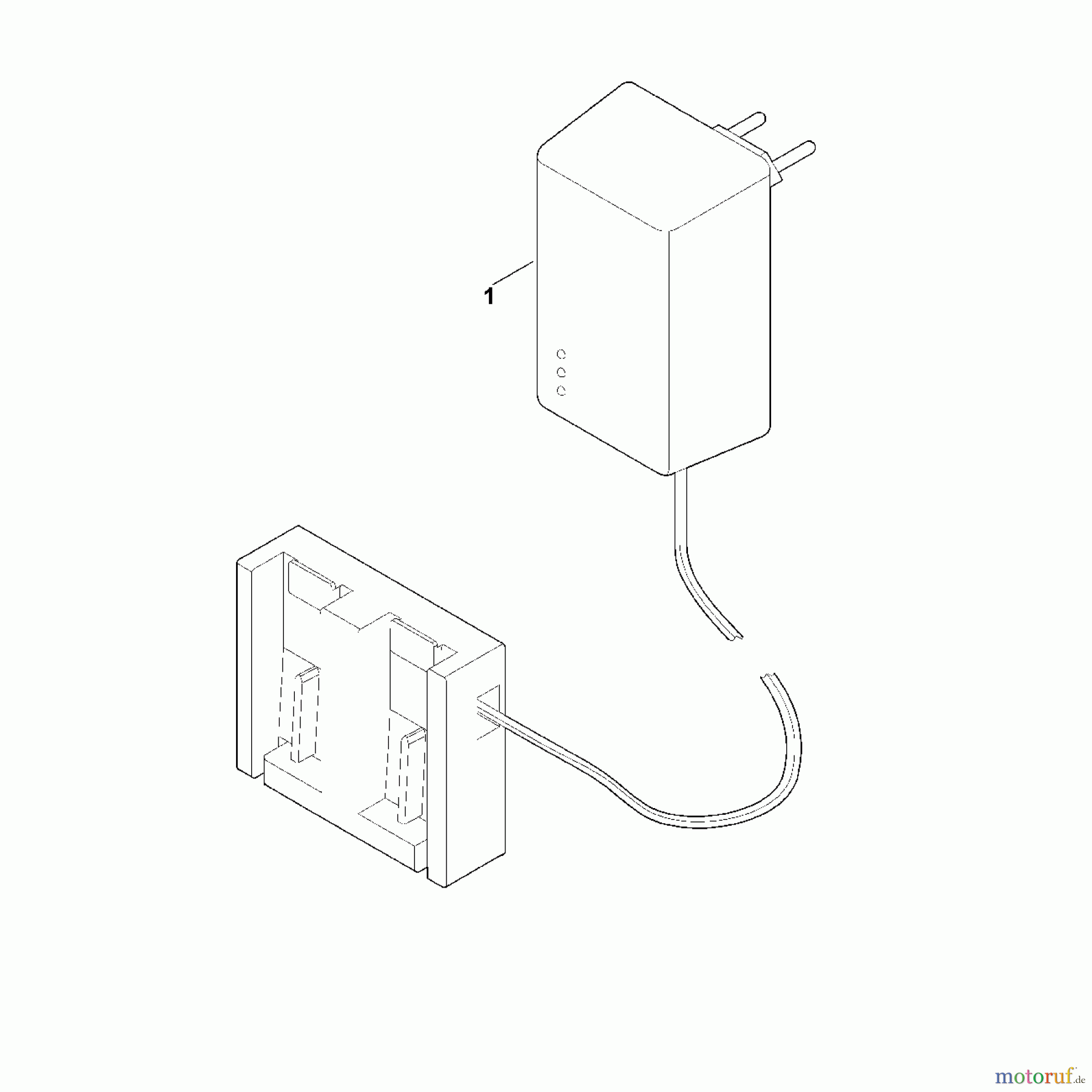 Viking Rasenmäher Zubehör Akku Rasenmäher ACB 500 Externes Ladegerät für AP 480 A - Ladegerät