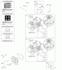 Viking B & S 09. . . 09T602-0110-H1 Ersatzteile E - Zylinder, Zylinderkopf, Schmierung, Bedien