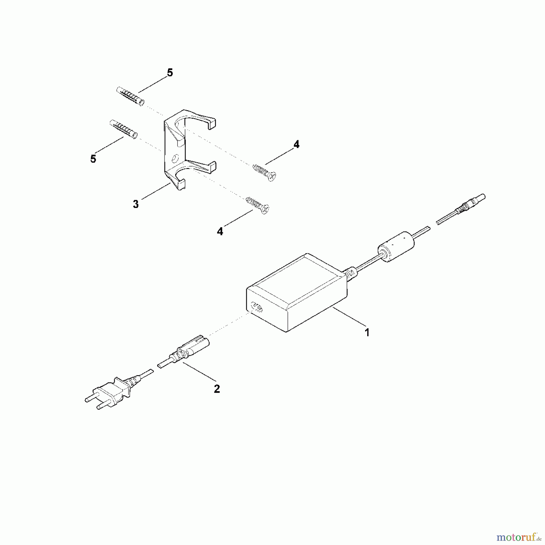 Viking Rasenmäher Akkurasenmäher MI 555 C H - Netzgerät