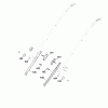 Viking Benzinrasenmäher MB 655.1 VM Ersatzteile B1 - Lenker Unterteil (f. ältere Bauart)