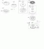 Viking B & S 31. . . 31A607-0125-B1 Ersatzteile F - Schwungrad, Reglerfeder