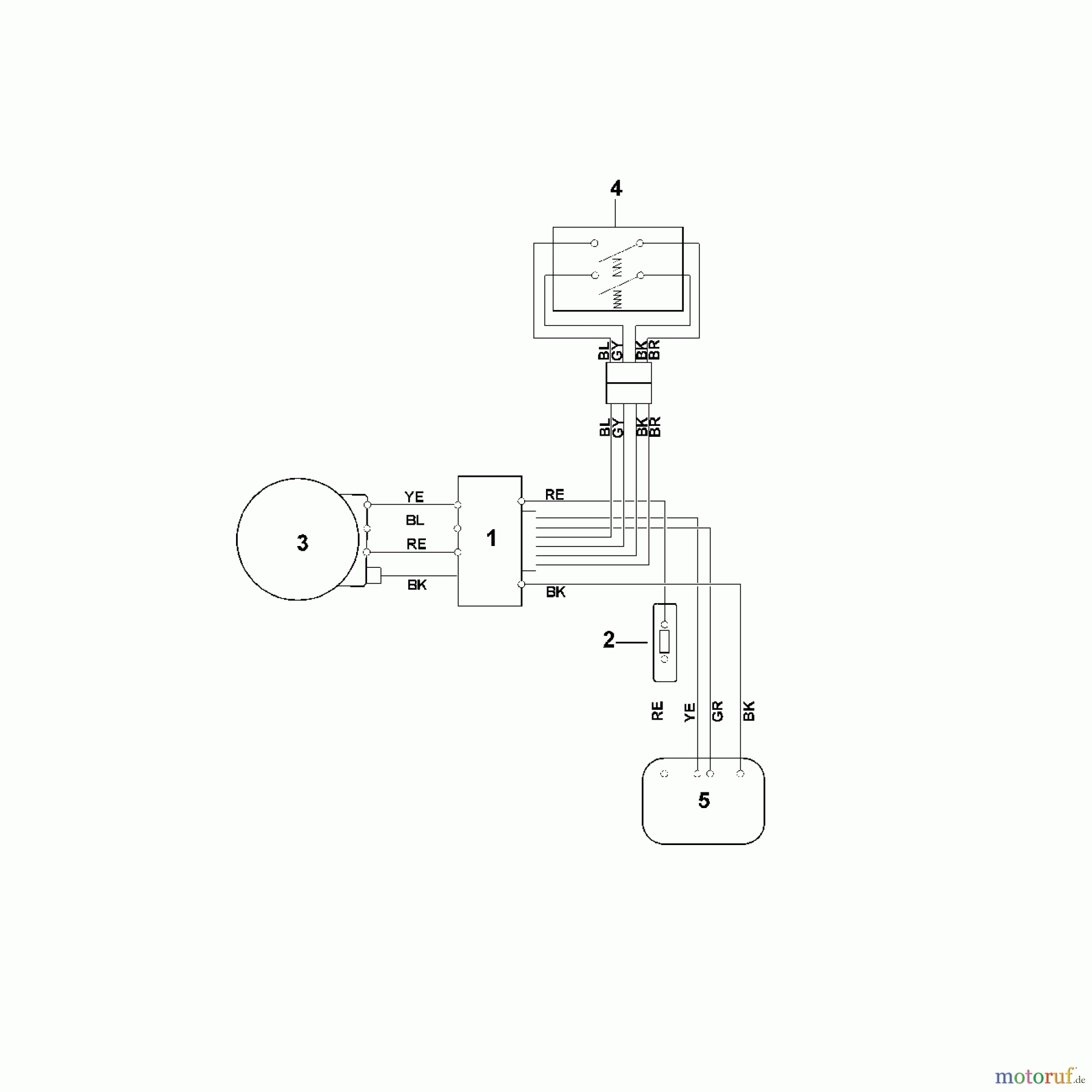 Viking Rasenmäher Akkurasenmäher MA 339 C I - Schaltplan MA 339.0 C