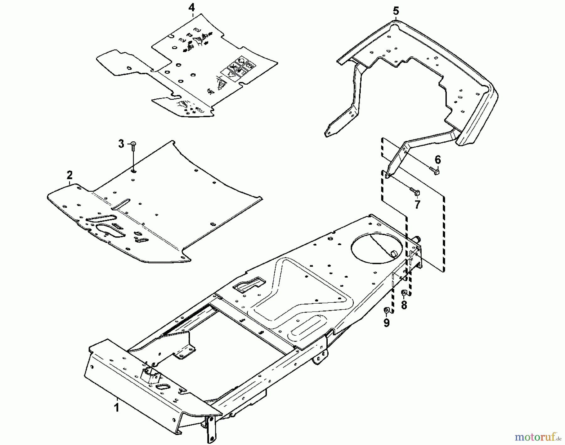  Viking Aufsitzmäher Aufsitzmäher MF 460 B - Rahmen
