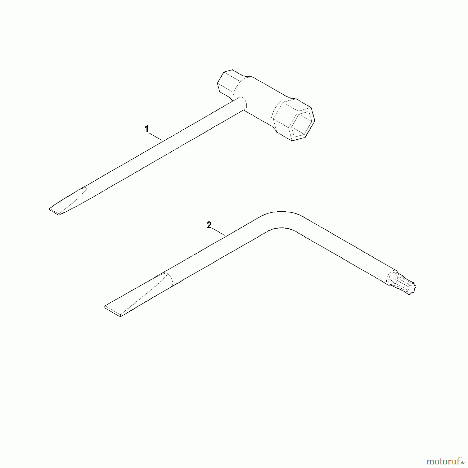 Viking Häcksler Elektro GE 375.1 F - Werkzeuge