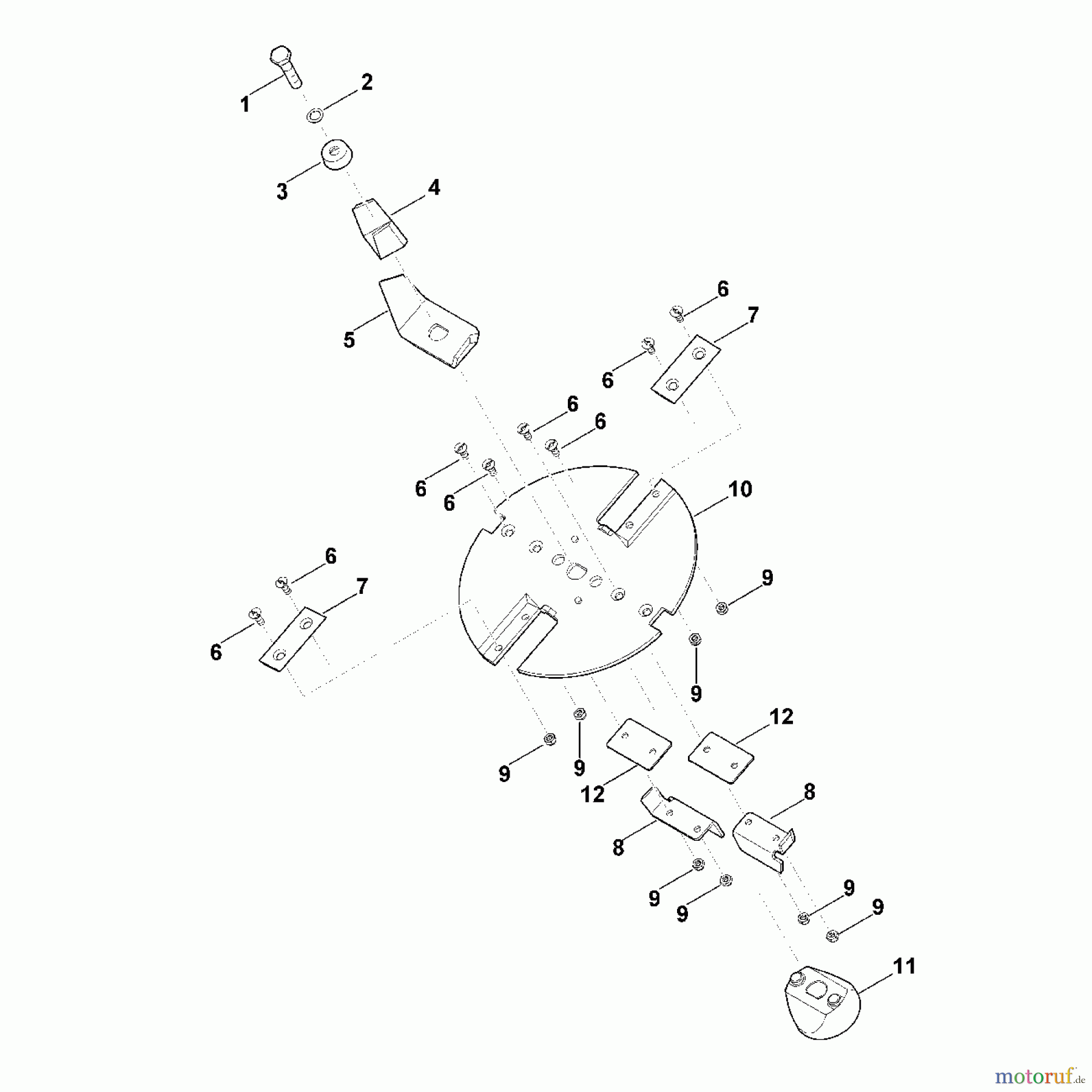  Viking Häcksler Elektro GE 260.1 D - Messersatz