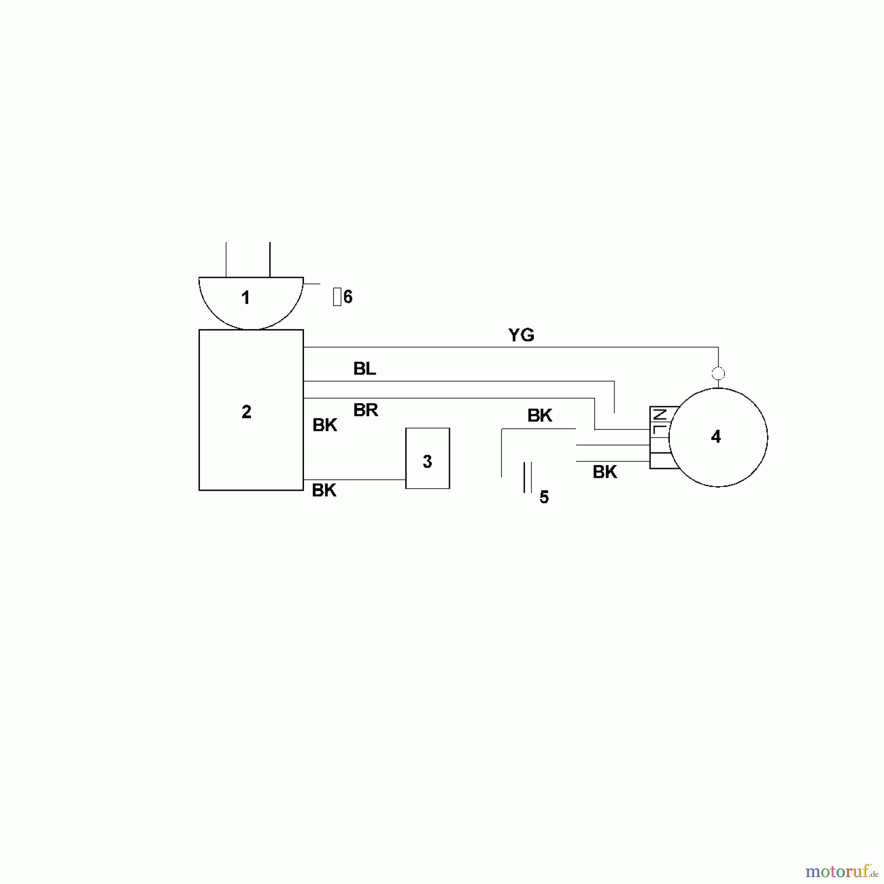 Viking Häcksler Elektro GE 150.1 G - Schaltplan GE 150.1