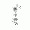 Viking Elektrorasenmäher ME 340, ME 360 Ersatzteile C - Motor, Messer