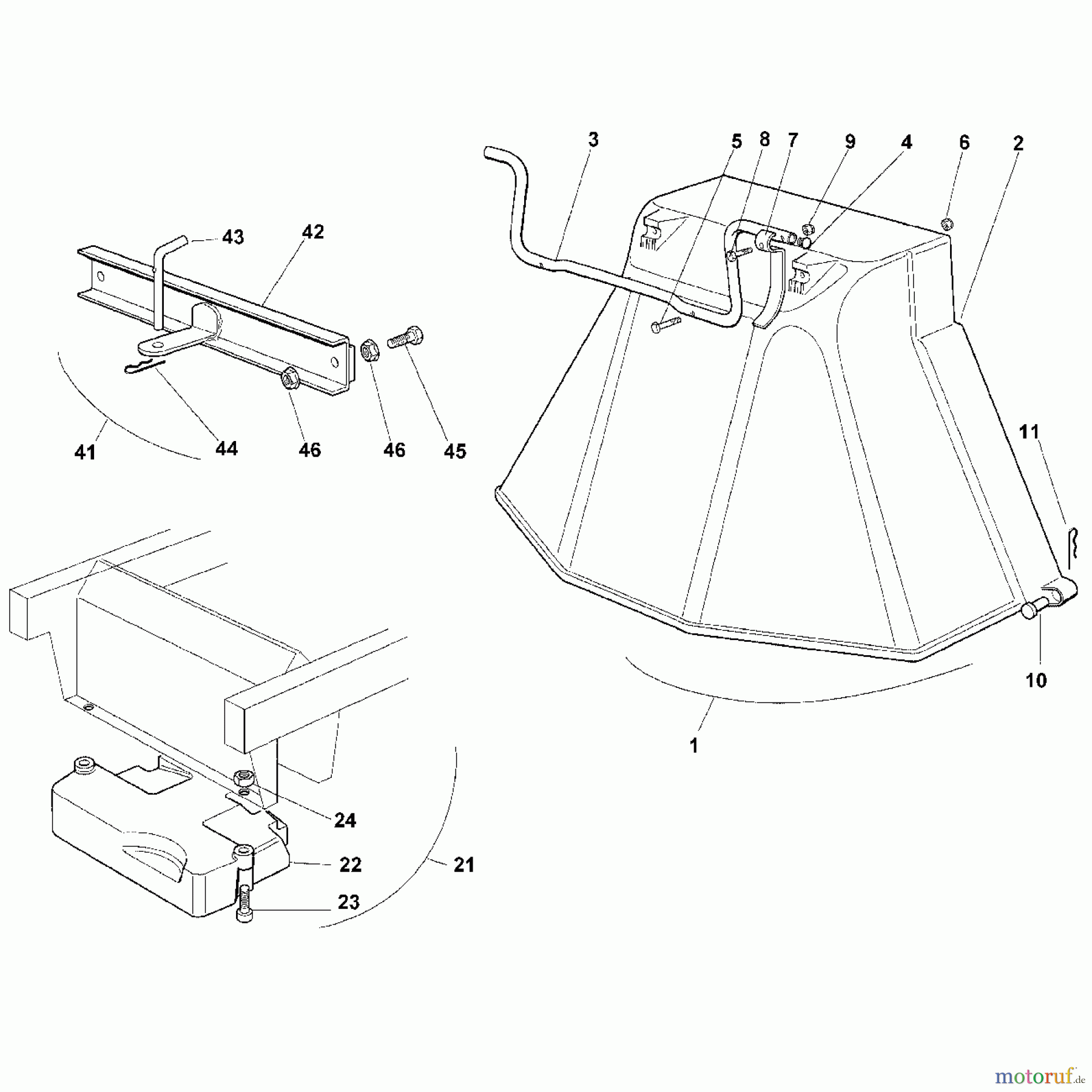 Viking Aufsitzmäher Aufsitzmäher MT 580 N - Zubehörteile