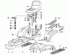 Viking Aufsitzmäher MT 640 Modell 1997 Ersatzteile N - Aufbauten