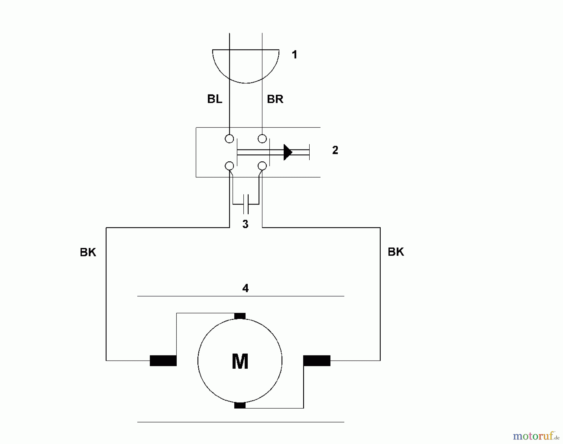  Viking Handgeführte Elektrogeräte Rasentrimmer TE 600, TE 700, TE 1000 D - Schaltplan TE 600