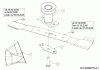 MTD 5350 HW 12B-PDJ6600 (2020) Ersatzteile Messer, Messeraufnahme, Mulchstopfen