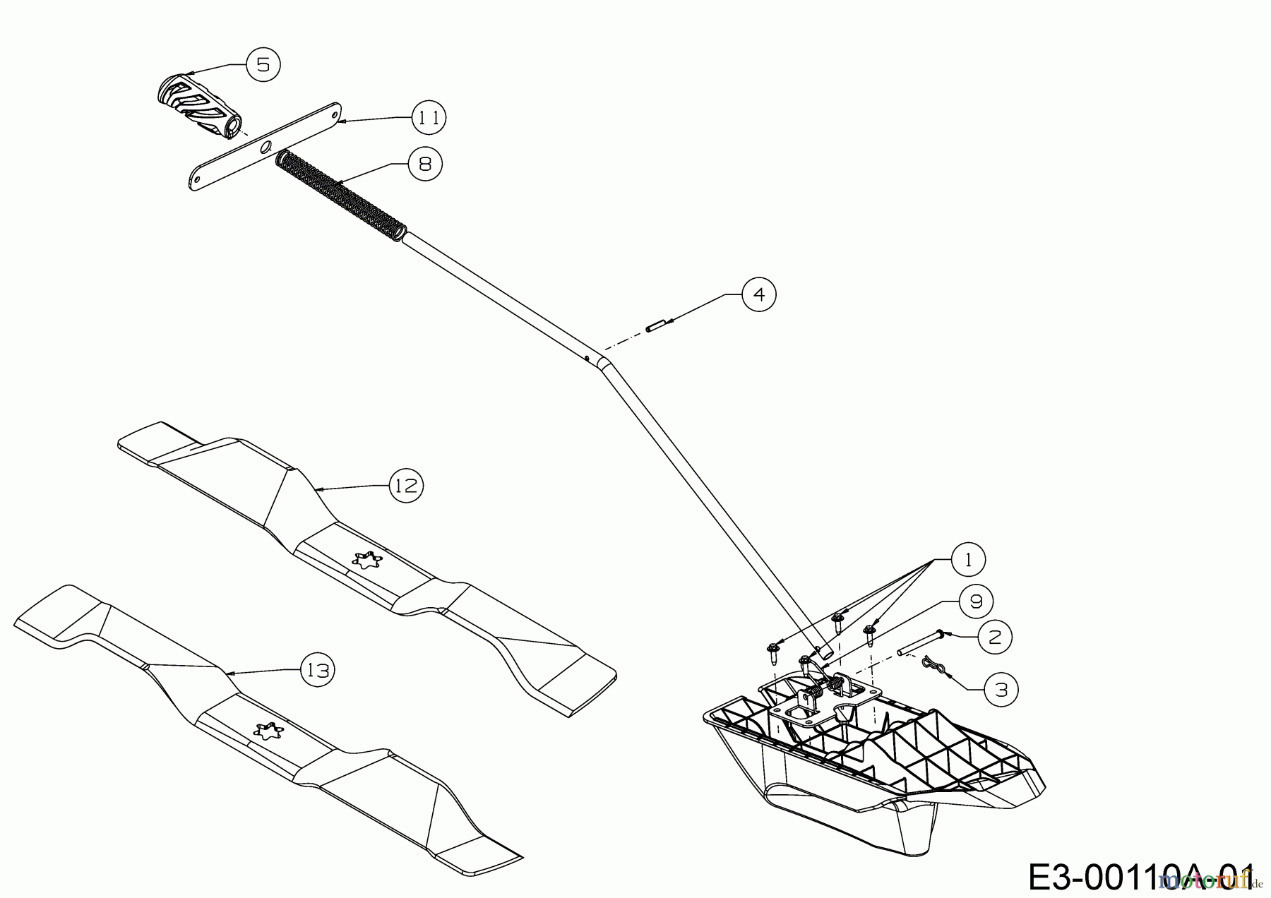 Black Edition Rasentraktoren 275-106 TWIN H 13BAA1KR615 (2020) Mulch Kit