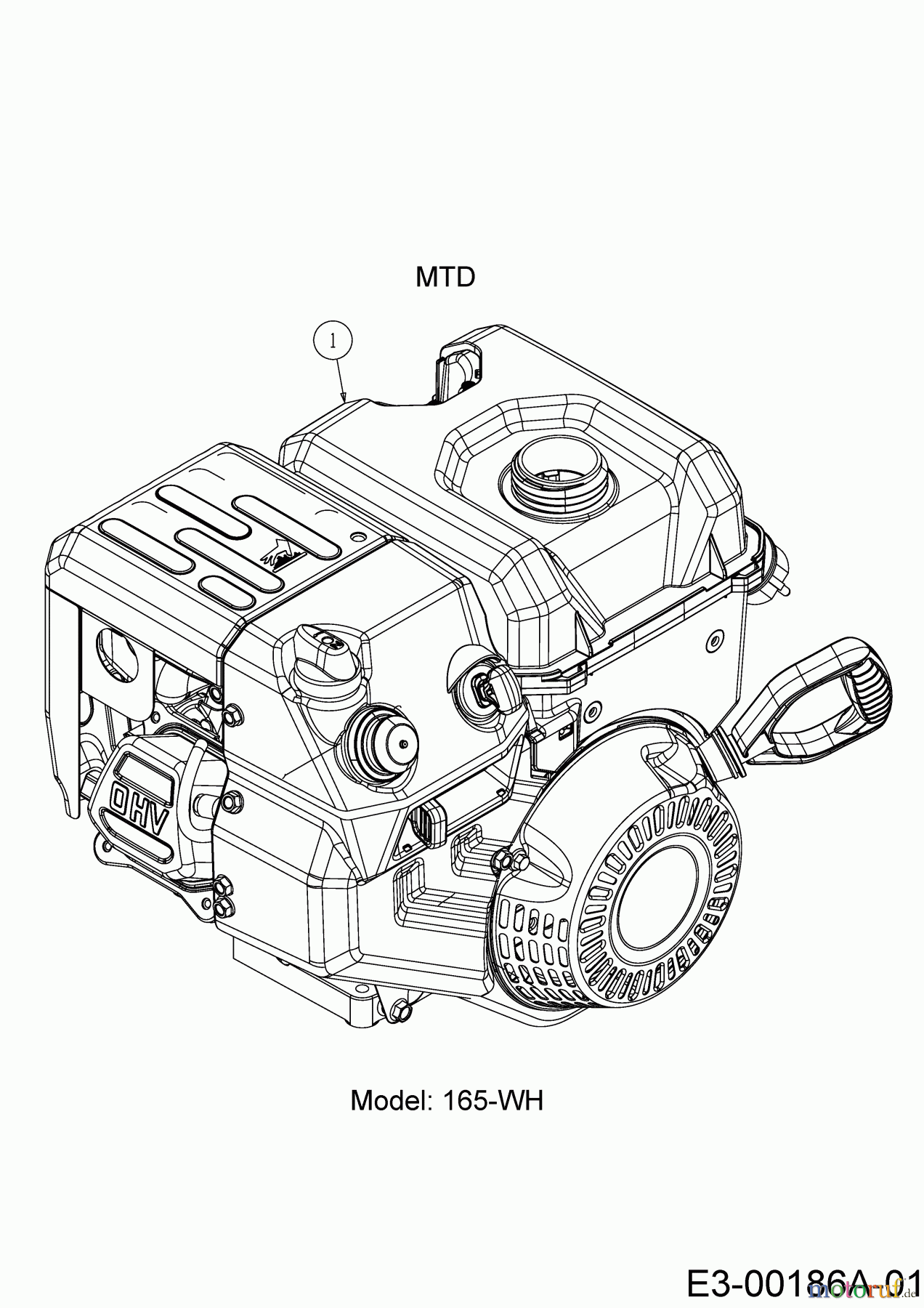 MTD Schneefräsen M 61 31A-6AC2678 (2020) Motor MTD