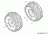 Dormak TXT 36 DK 13A776SE699 (2020) Ersatzteile Räder vorne 13x5