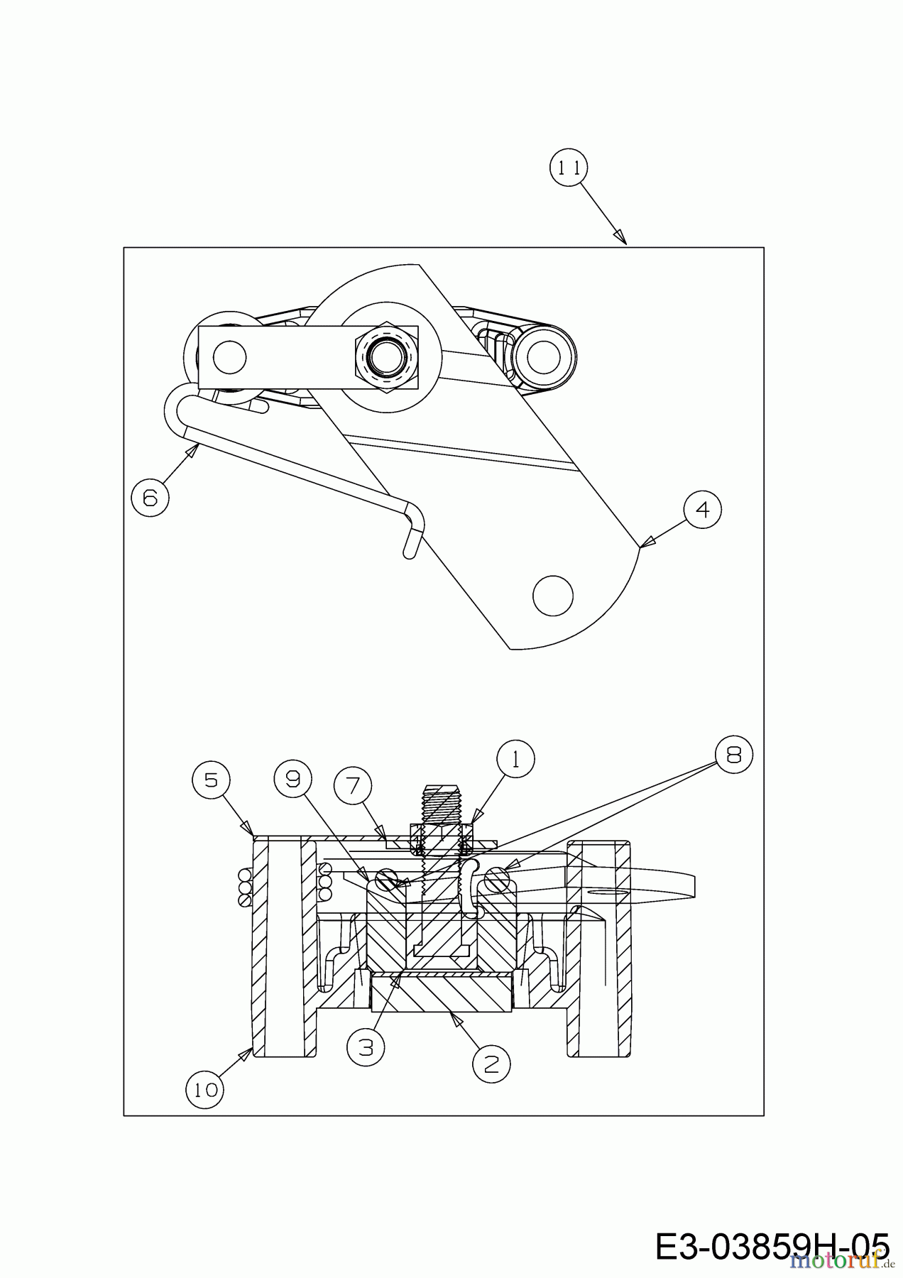 Dormak Rasentraktoren TXT 36 DK 13A776SE699 (2020) Bremse