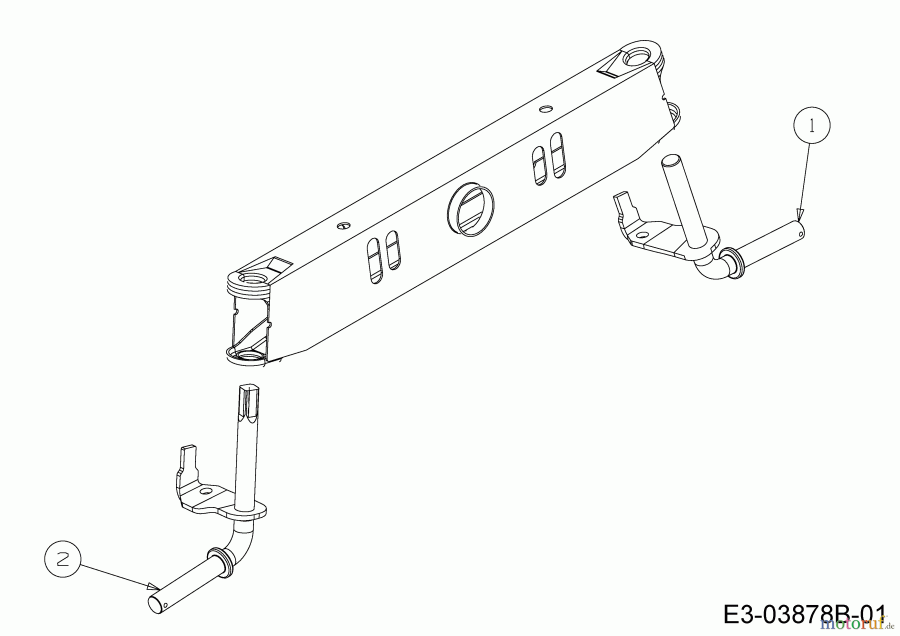 Helington Rasentraktoren H 96 H 13A879KG686 (2020) Achsschenkel