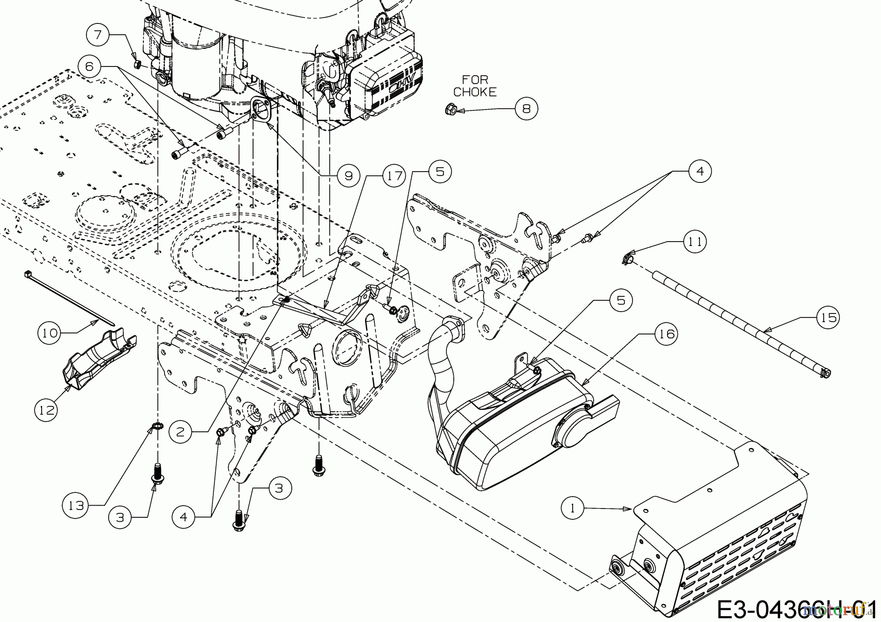 B Power Rasentraktoren BT 145-96 LH 13IM79KF648 (2019) Motorzubehör