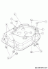 MTD T/245 21D-25MC678 (2019) Ersatzteile Rahmen Antrieb