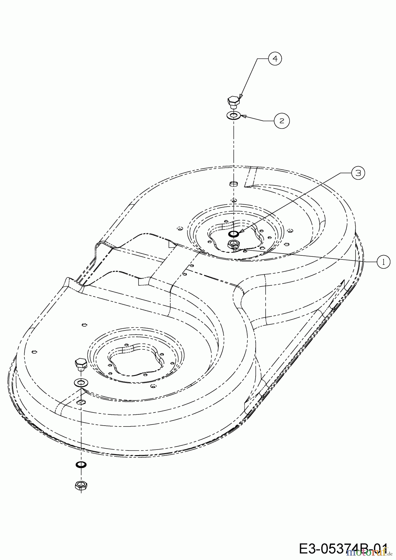 MTD Rasentraktoren Smart RE 130 HM 13A271KE600 (2020) Verschlussdeckel Waschdüse Mähwerk