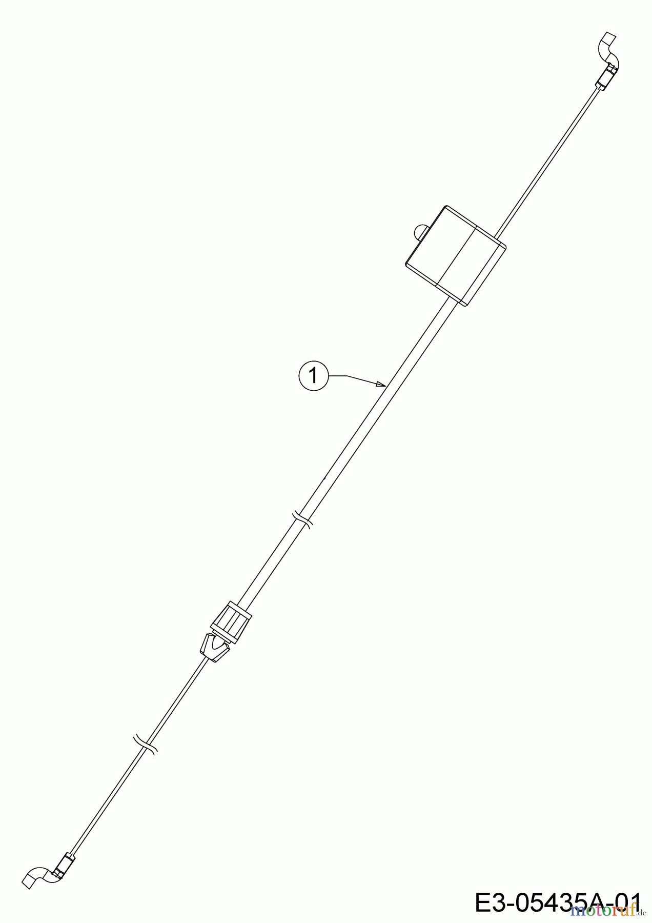MTD Motormäher Smart 53 MB 11A-A05B600 (2020) Bremszug