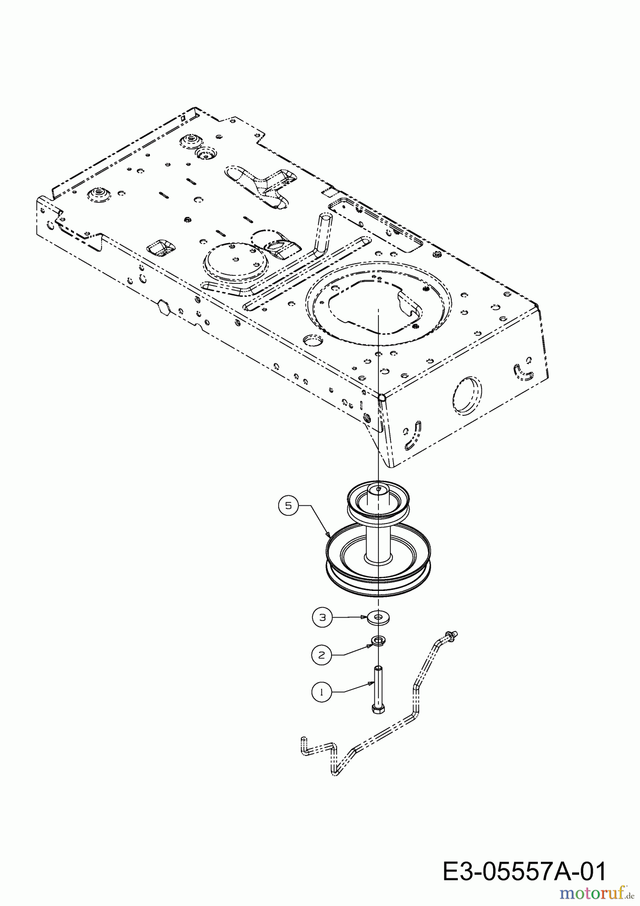 Helington Rasentraktoren H 92 H 13A871KE686 (2020) Motorkeilriemenscheibe