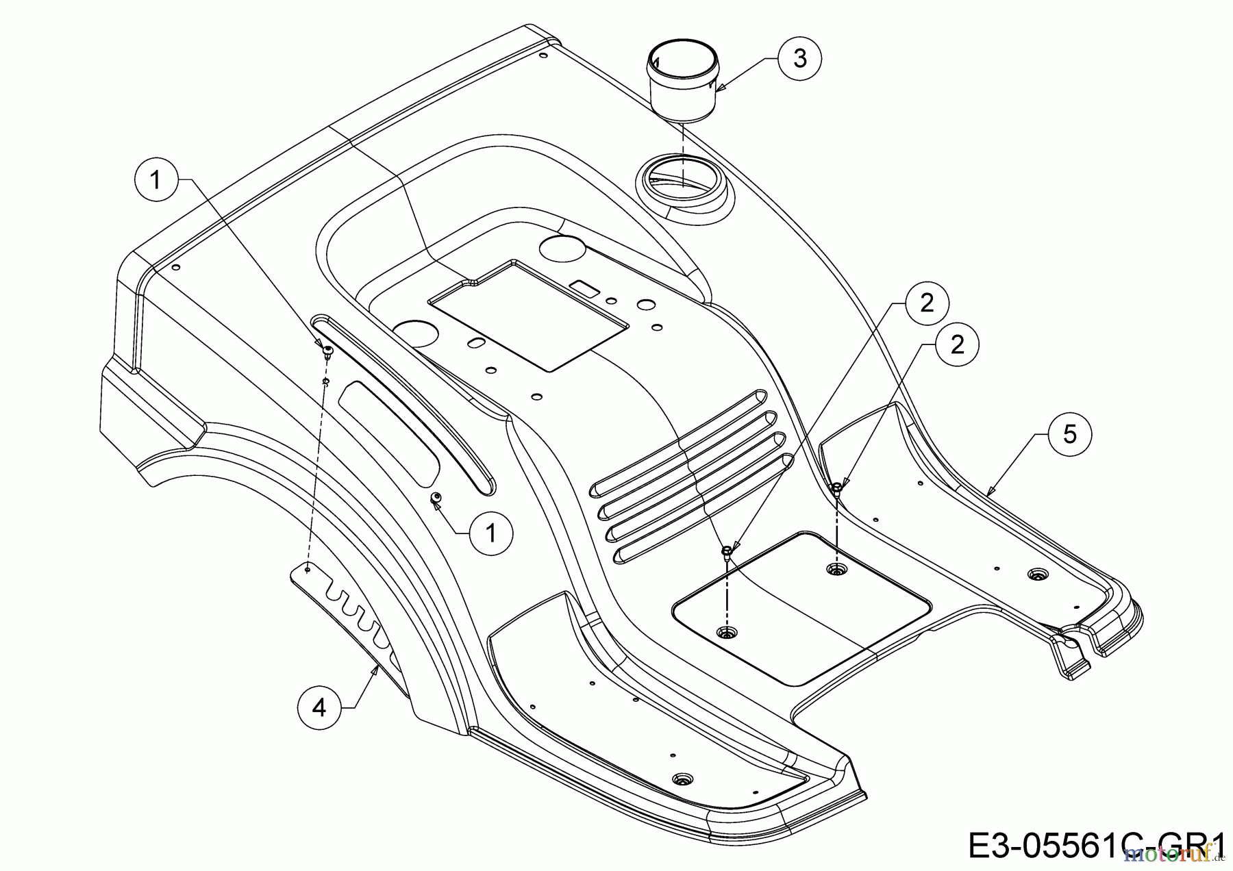  Helington Rasentraktoren H 92 H 13A871KE686  (2020) Sitzwanne