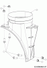 MTD Optima ME 76 31BY5ET5678 (2021) Ersatzteile Adapter für Auswurfschacht