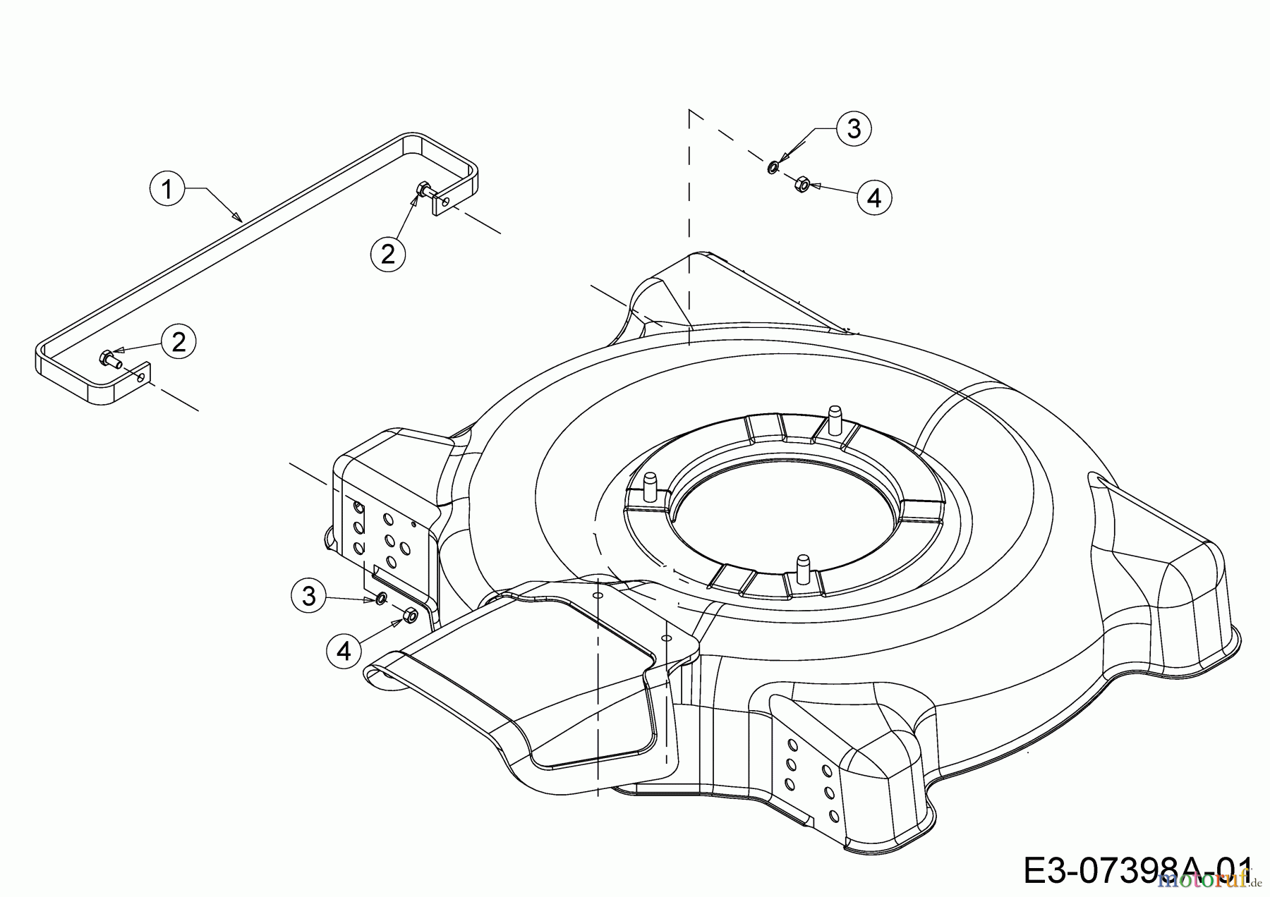 MTD Motormäher Smart 51 BO 11B-02SH600 (2020) Sicherheitsbügel