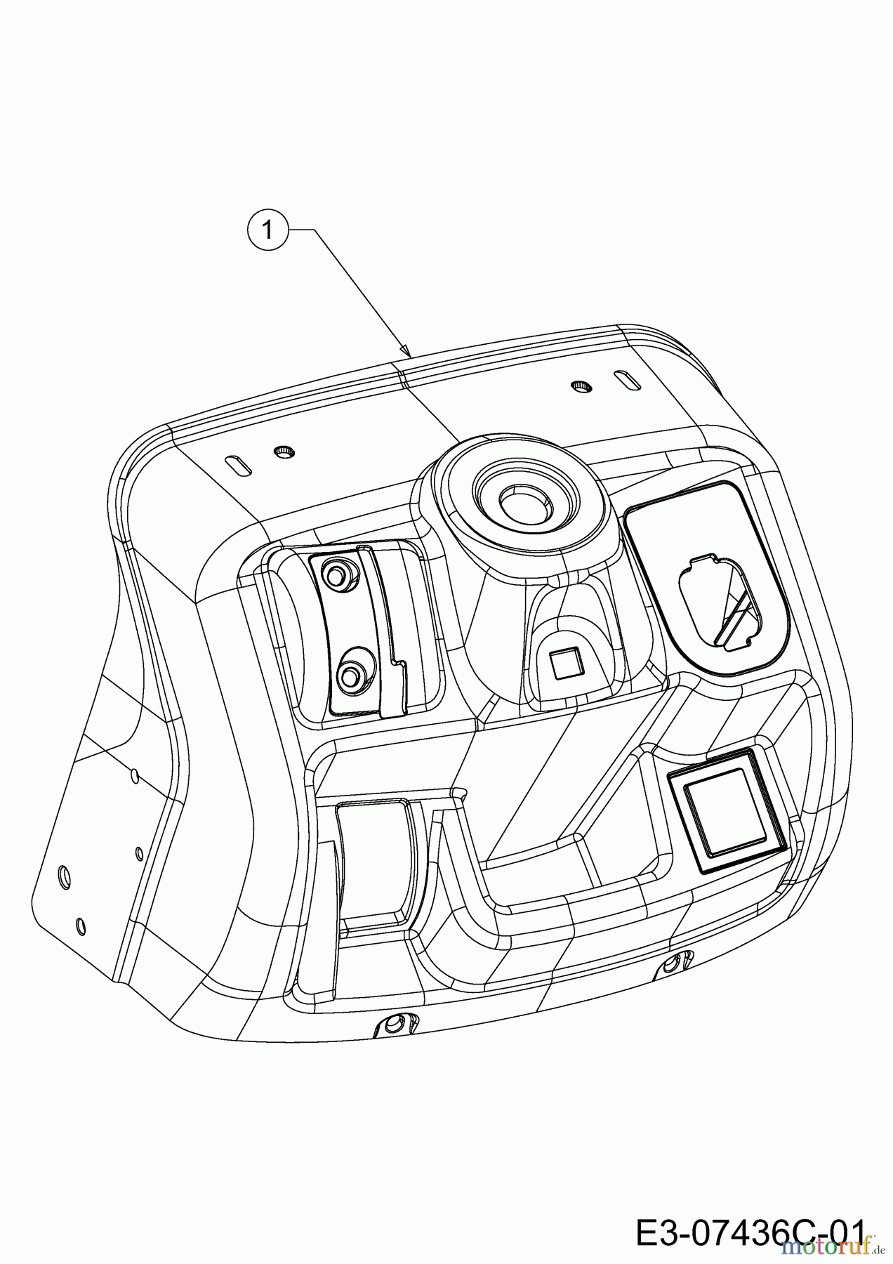  Dormak Rasentraktoren TXT 36 DK 13A776SE699  (2020) Armaturenbrett Oberteil