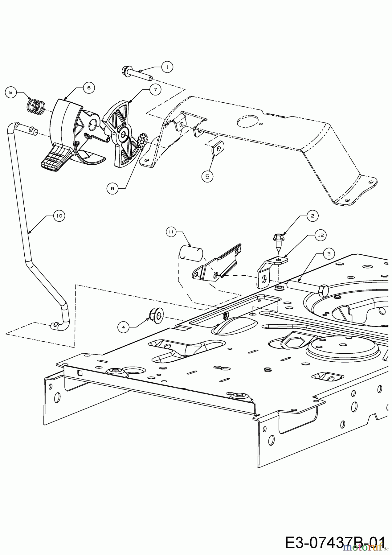 Helington Rasentraktoren H 96 H 13A879KG686 (2020) Parkbremse