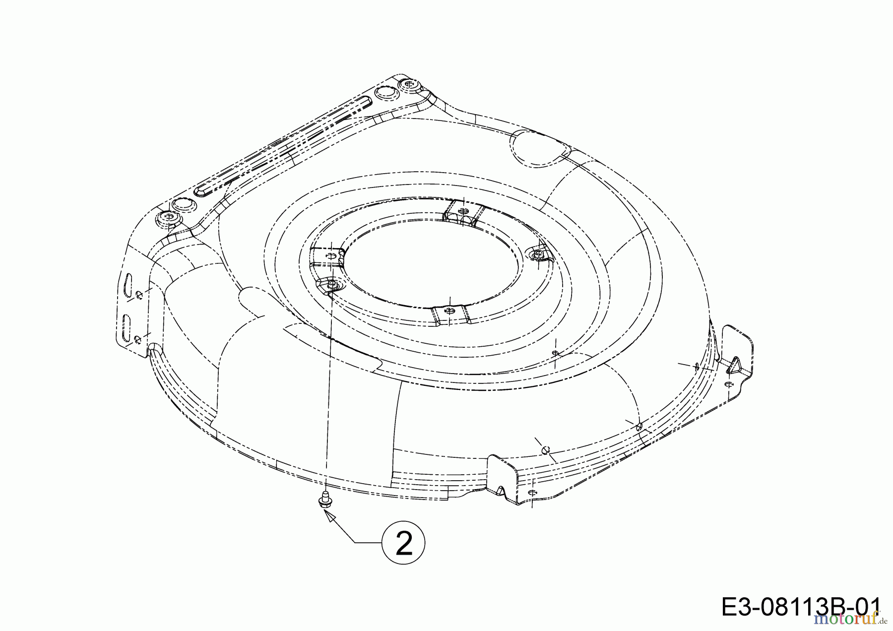 MTD Motormäher Smart 46 PB 11B-TA5B600 (2020) Schraube Motorbefestigung