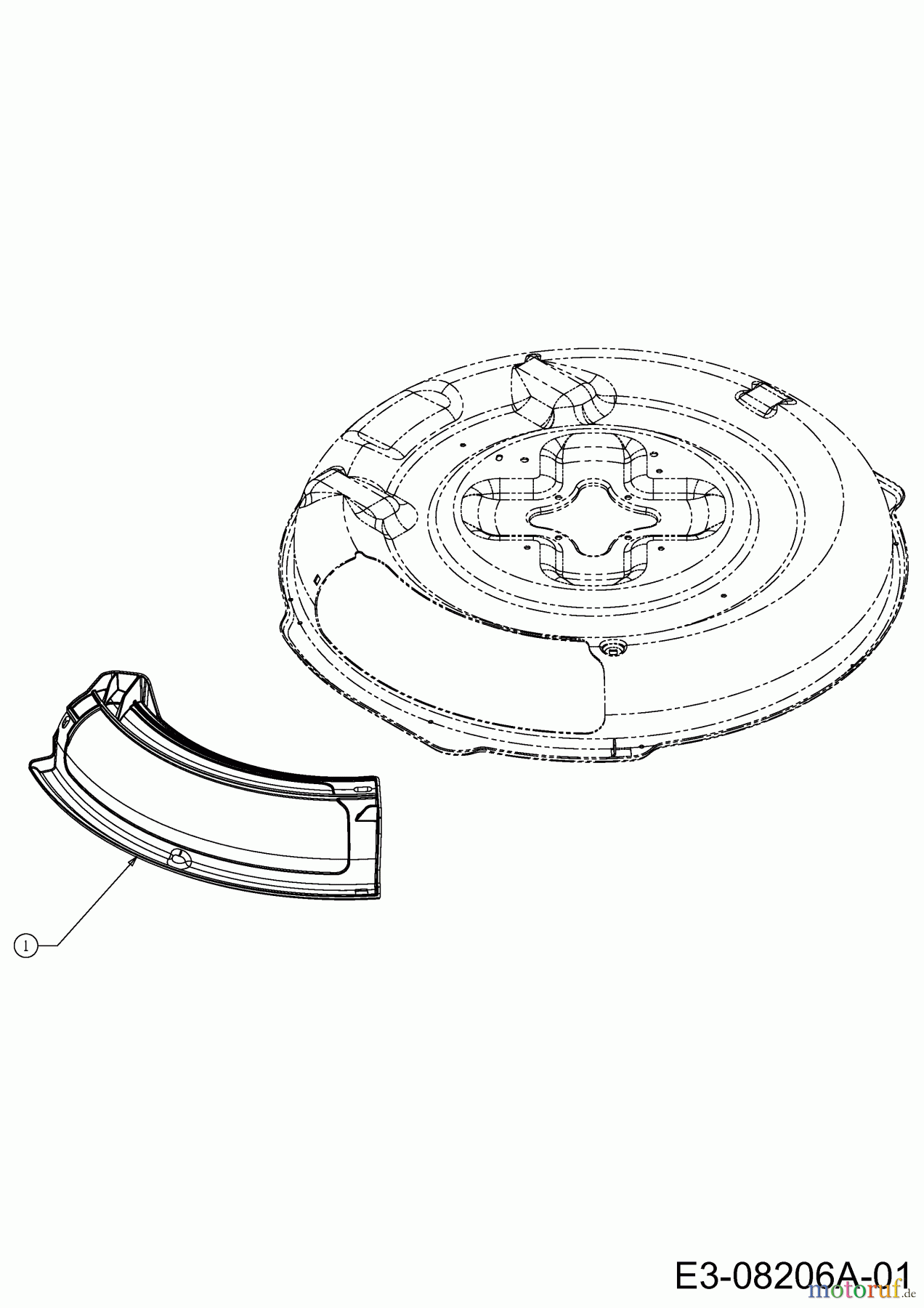 Helington Rasentraktoren H 76 SM 13A726JD686 (2020) Mulchklappe